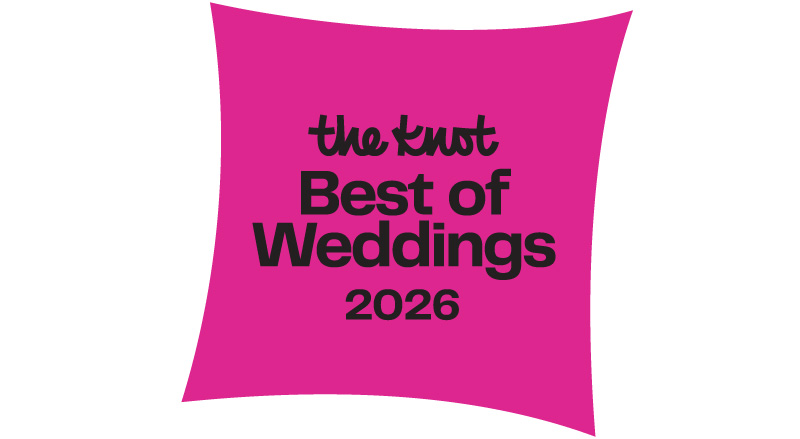 The Knot Best of Weddings 2026 award badge recognizing Hamilton Place Events as a top South Georgia wedding venue.